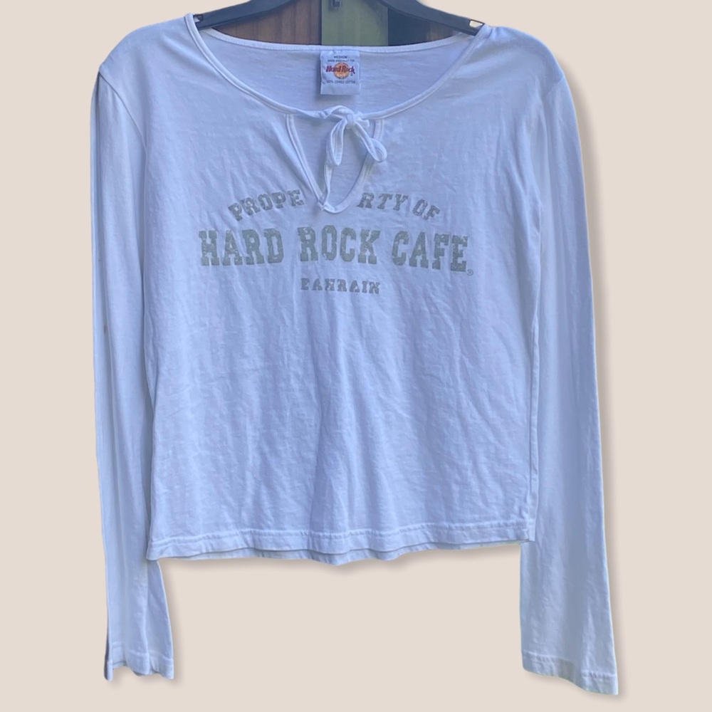 Hard Rock Cafe Retro Keyhole Crop top